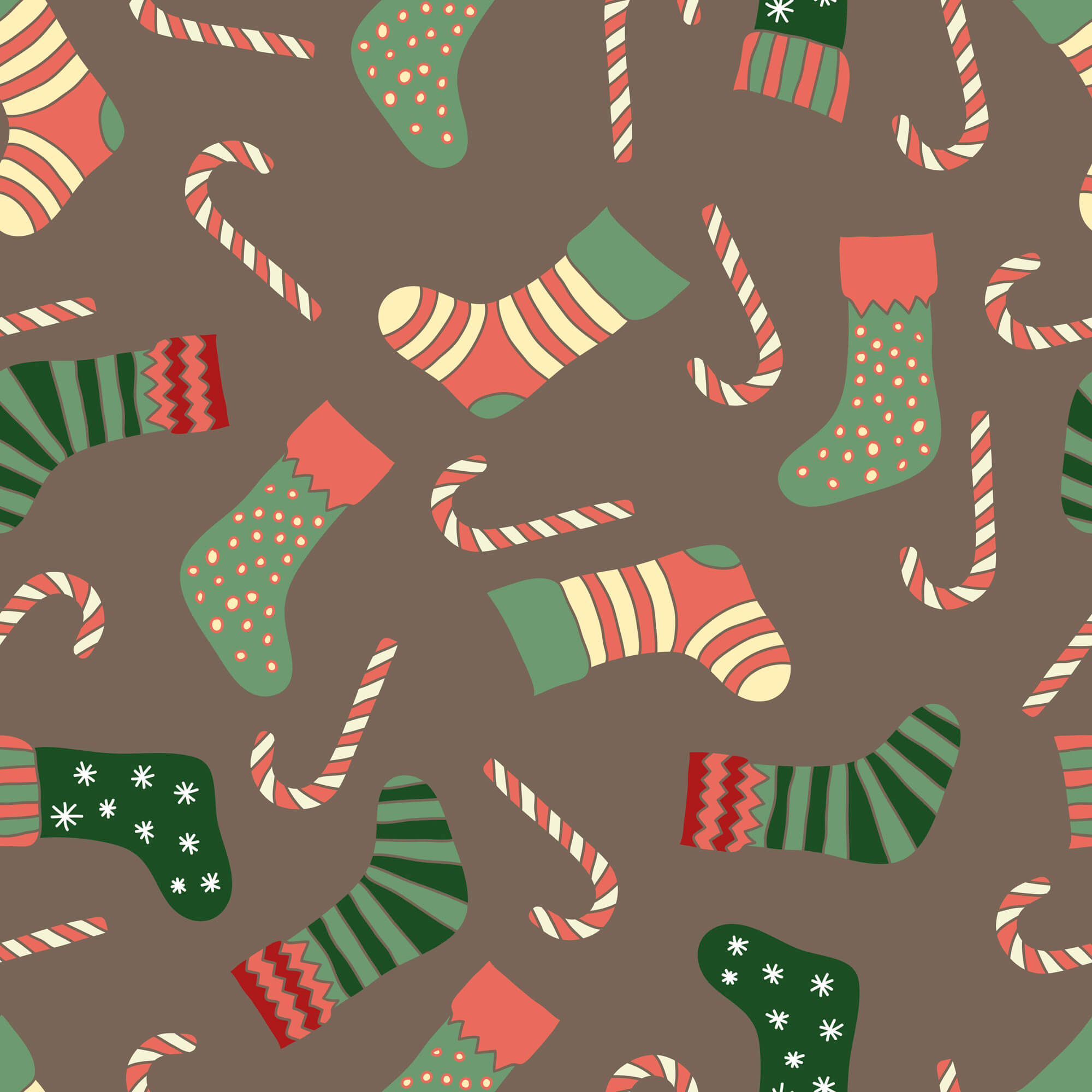 Merry christmas pattern4 – Print My Strap