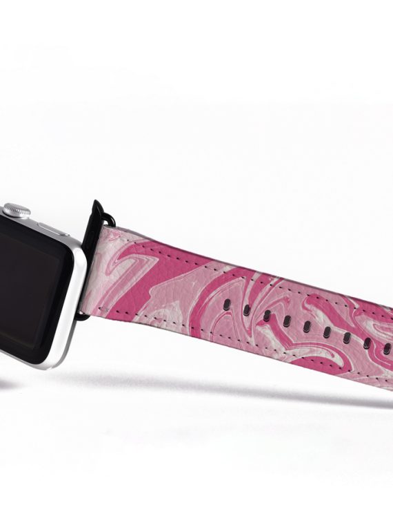 Pink Marble Apple Watch Strap