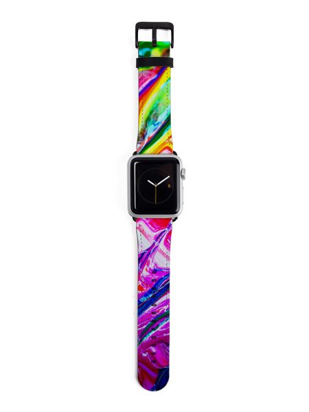 Abstract Paint Apple Watch Strap
