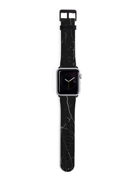 Black Marble Apple Watch Strap