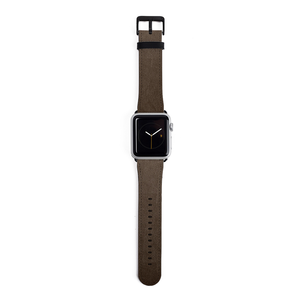 Brown Leather Apple Watch Strap
