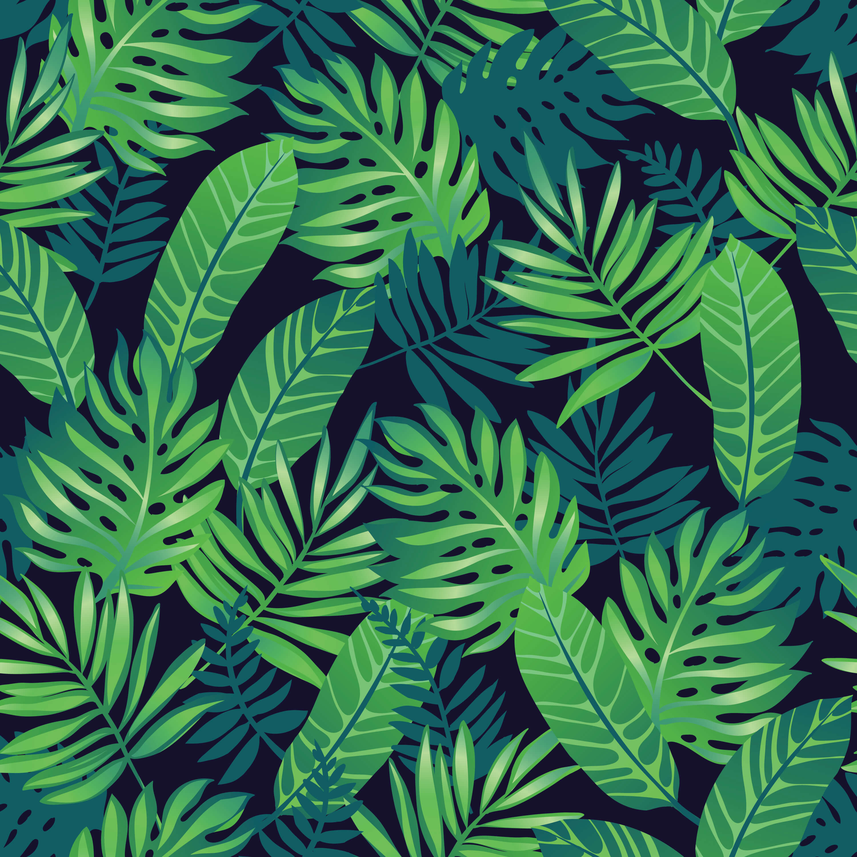 green-leaf-pattern – Print My Strap