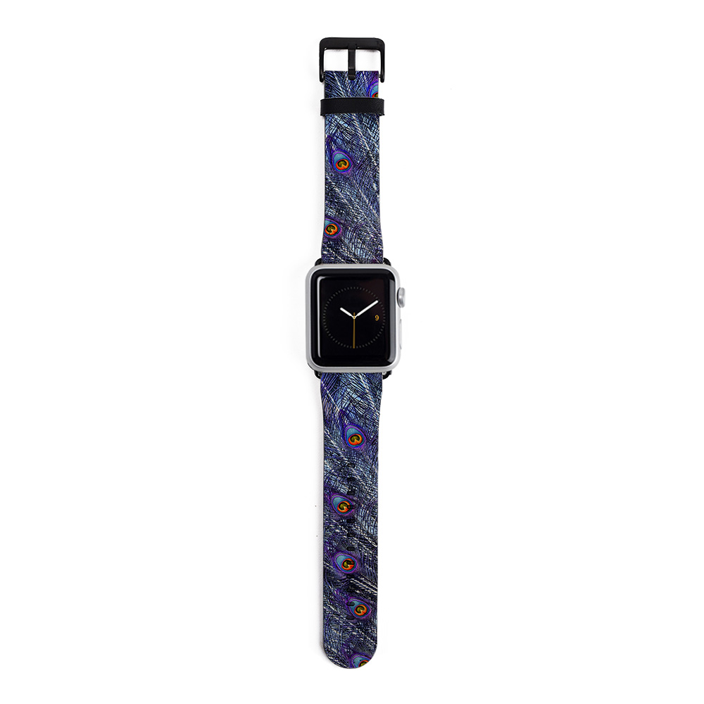 Peacock Feathers Apple Watch Strap