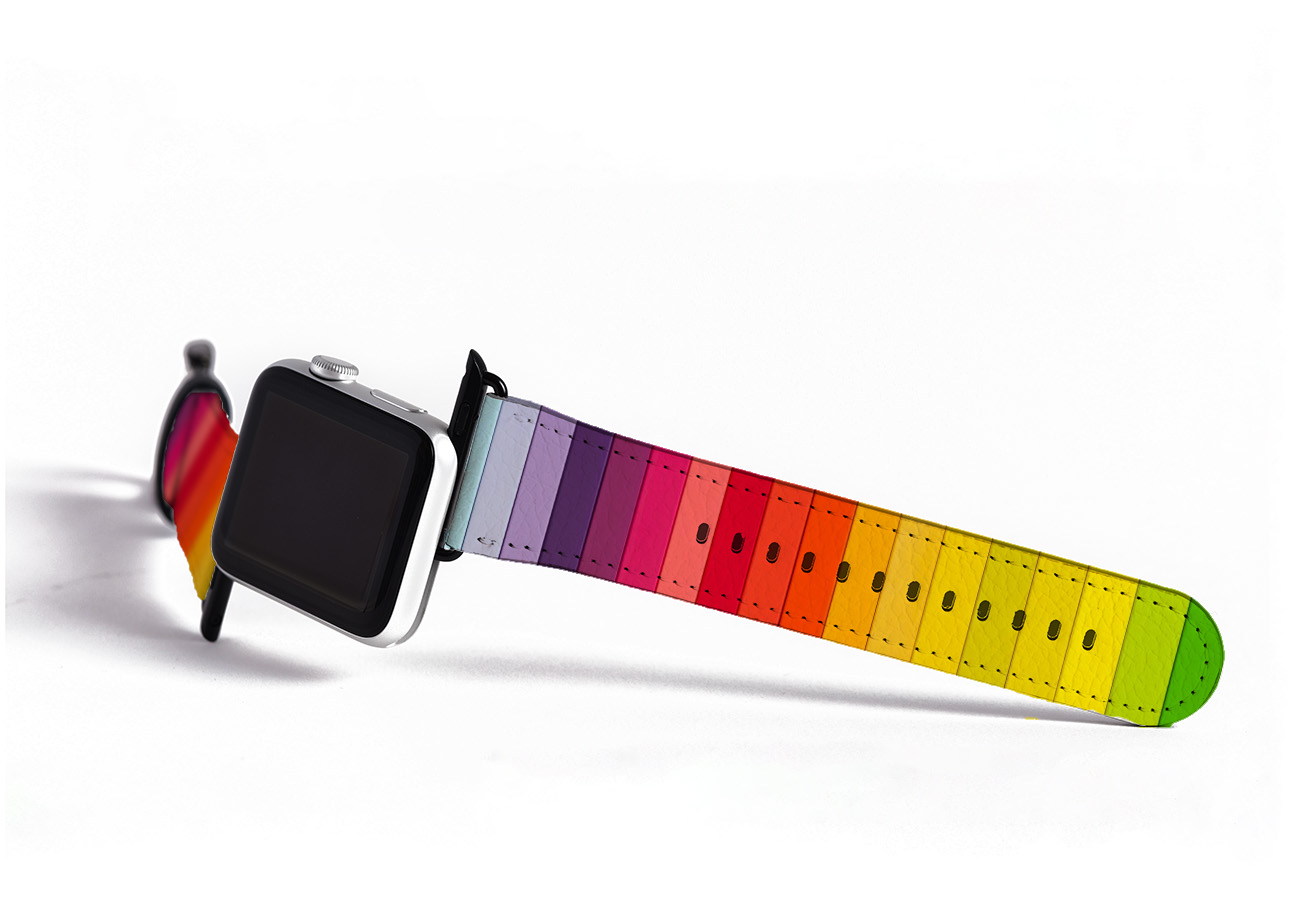 Retro Rainbow Apple Watch Strap