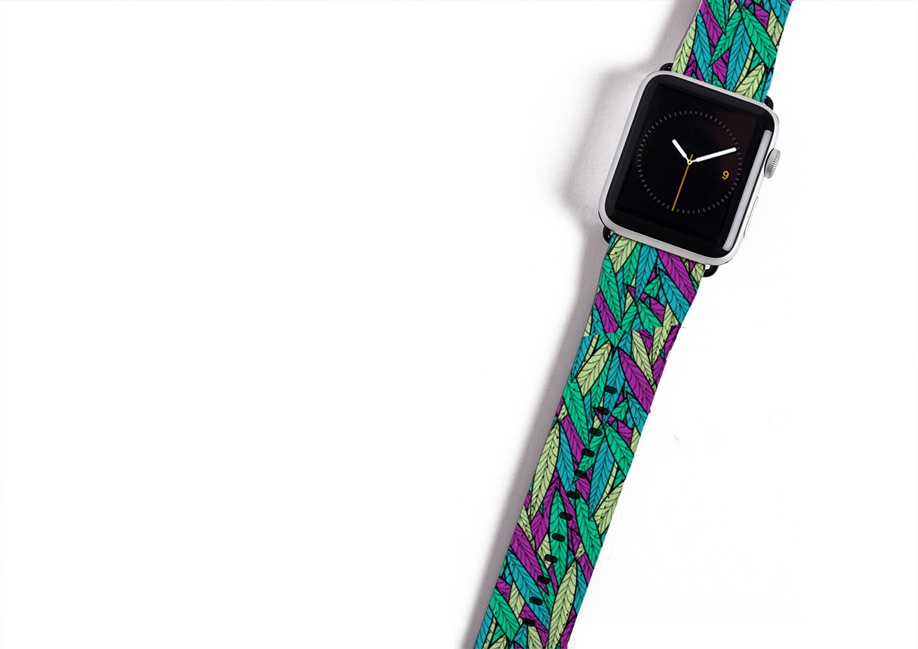 Tropical Leaves Apple Watch Strap
