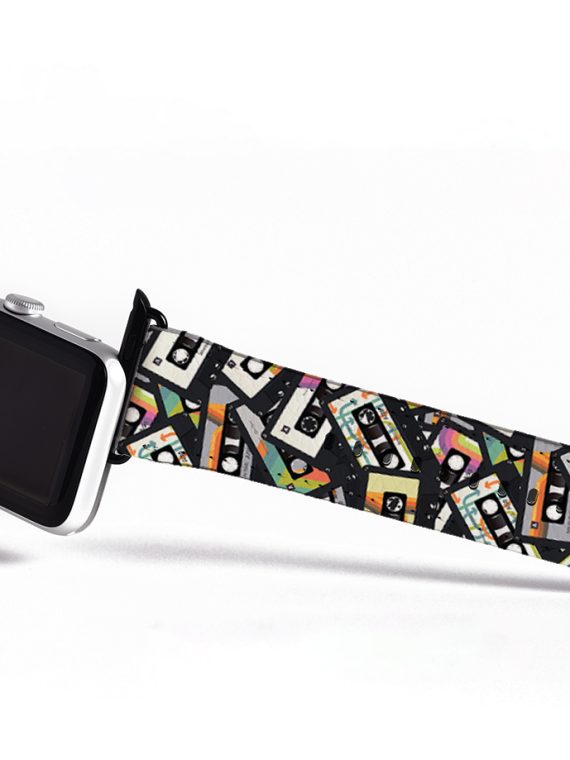 Cassette Tapes Apple Watch Strap