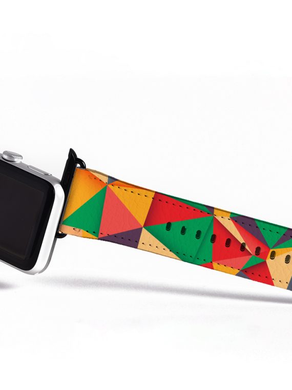 Colored Triangles Apple Watch Strap