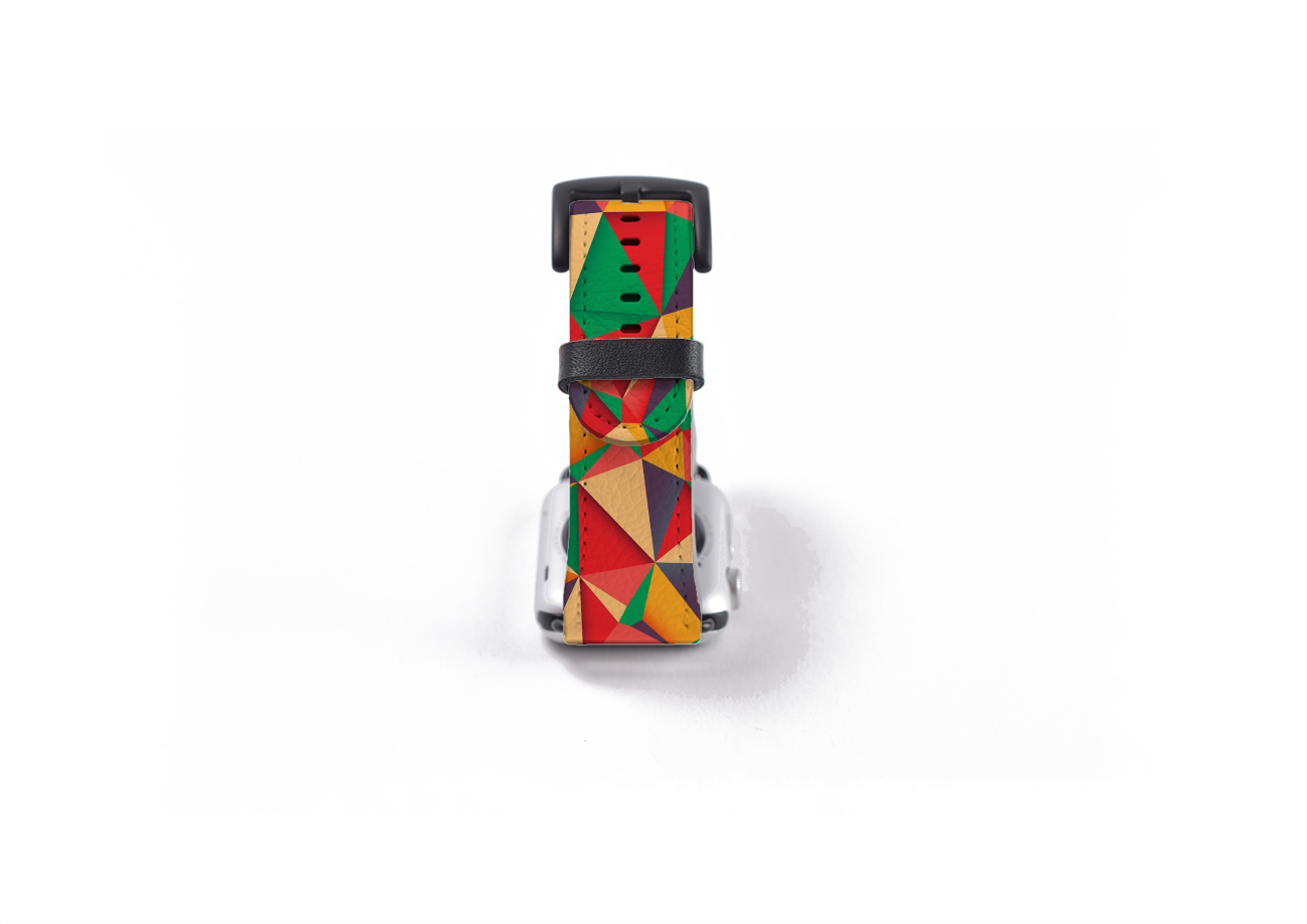 Colored Triangles Apple Watch Strap