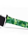 Green Camouflage Apple Watch Strap