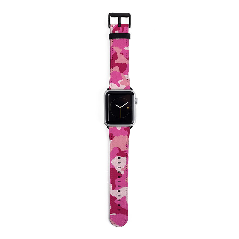 Fahrenheit Windswept Syd Pink Camouflage Apple Watch Strap - Print My Strap