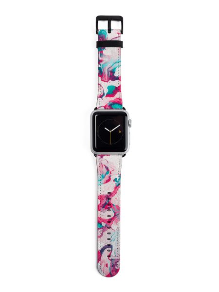 Flowery Marble Apple Watch Strap
