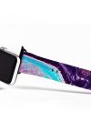 Purple Abstract Marble Apple Watch Strap